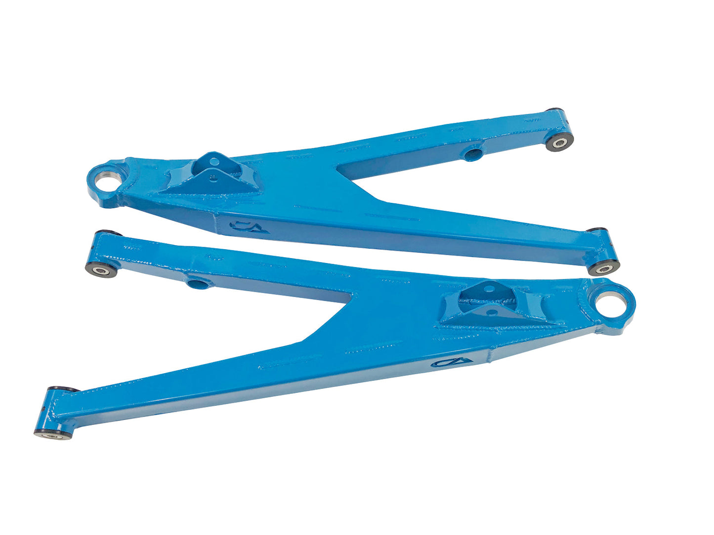 Can-Am Maverick X3 Upper Boxed Control Arms are laser cut from 4130 chromoly then CNC broke for quality and accuracy. Comes complete with 25% larger bushings installed to decrease wear and increase bushing life. Made with TIVAR® a high quality UHMW-PE material and is resistant to most all chemicals and conditions.