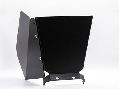 CanamX3 StayFlush Clean Slate console by StayFlush Motorsports, featuring sleek black design and integrated controls for Can-Am off-road vehicles.
