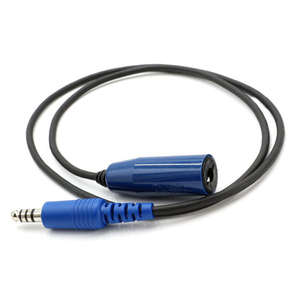 RUGGED Wired Headset or Helmet Kit Extension Cables - Coil Cord