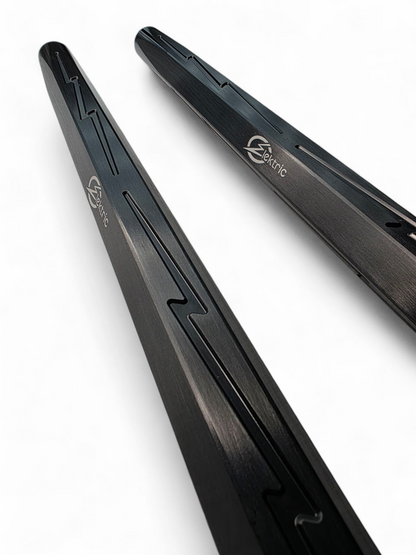 2017+ Can Am X3 Maverick Billet Tie Rods Anodized Black (RS 72" Model Only)