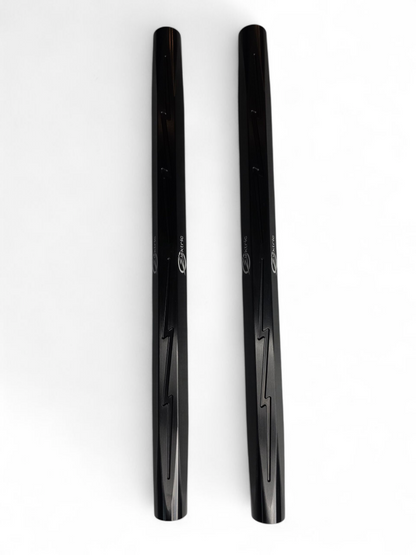 2017+ Can Am X3 Maverick Billet Tie Rods Anodized Black (RS 72" Model Only)