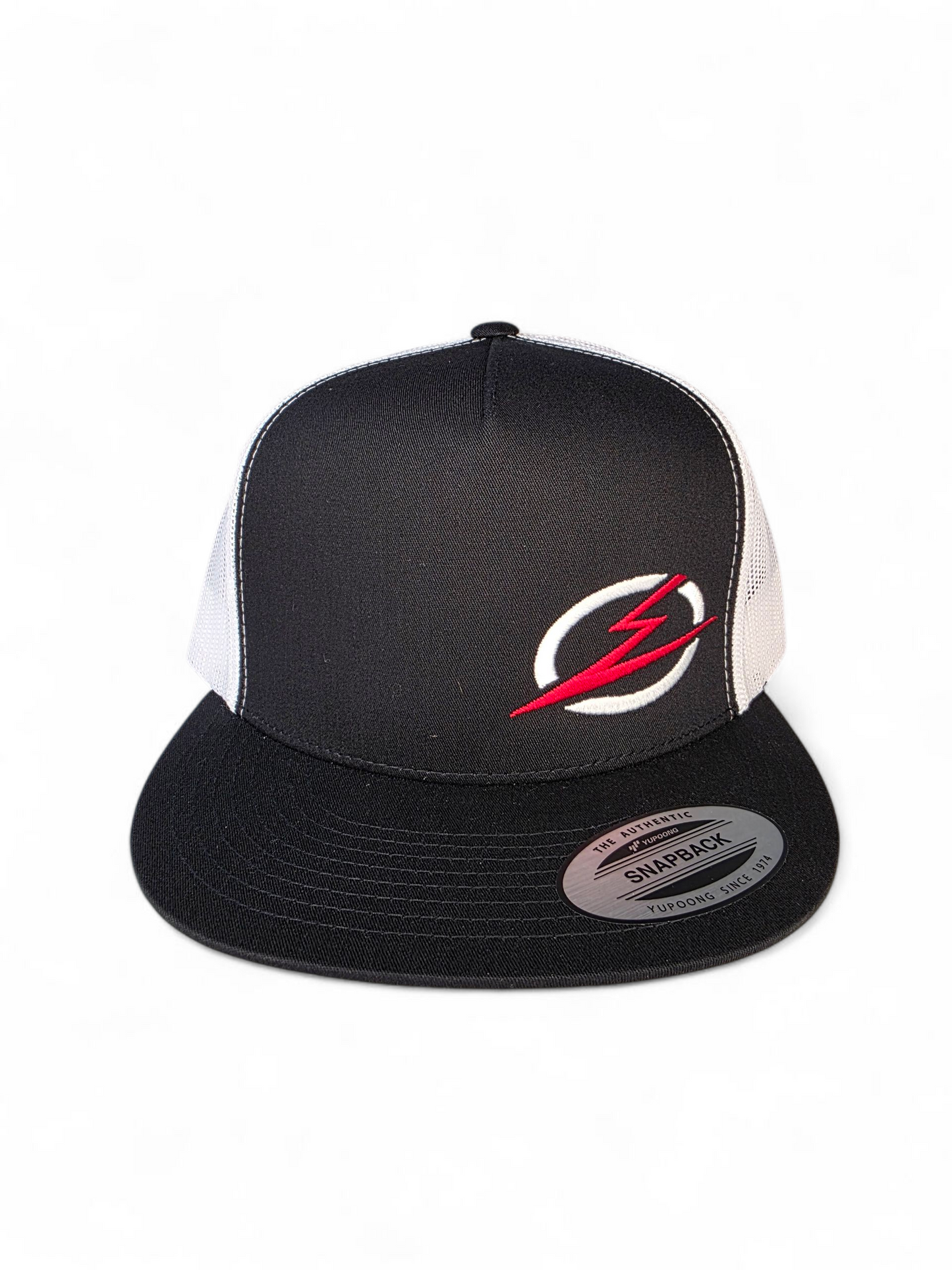 Classics 2-Tone Trucker Hat Black/White, White/Red Elektric Logo