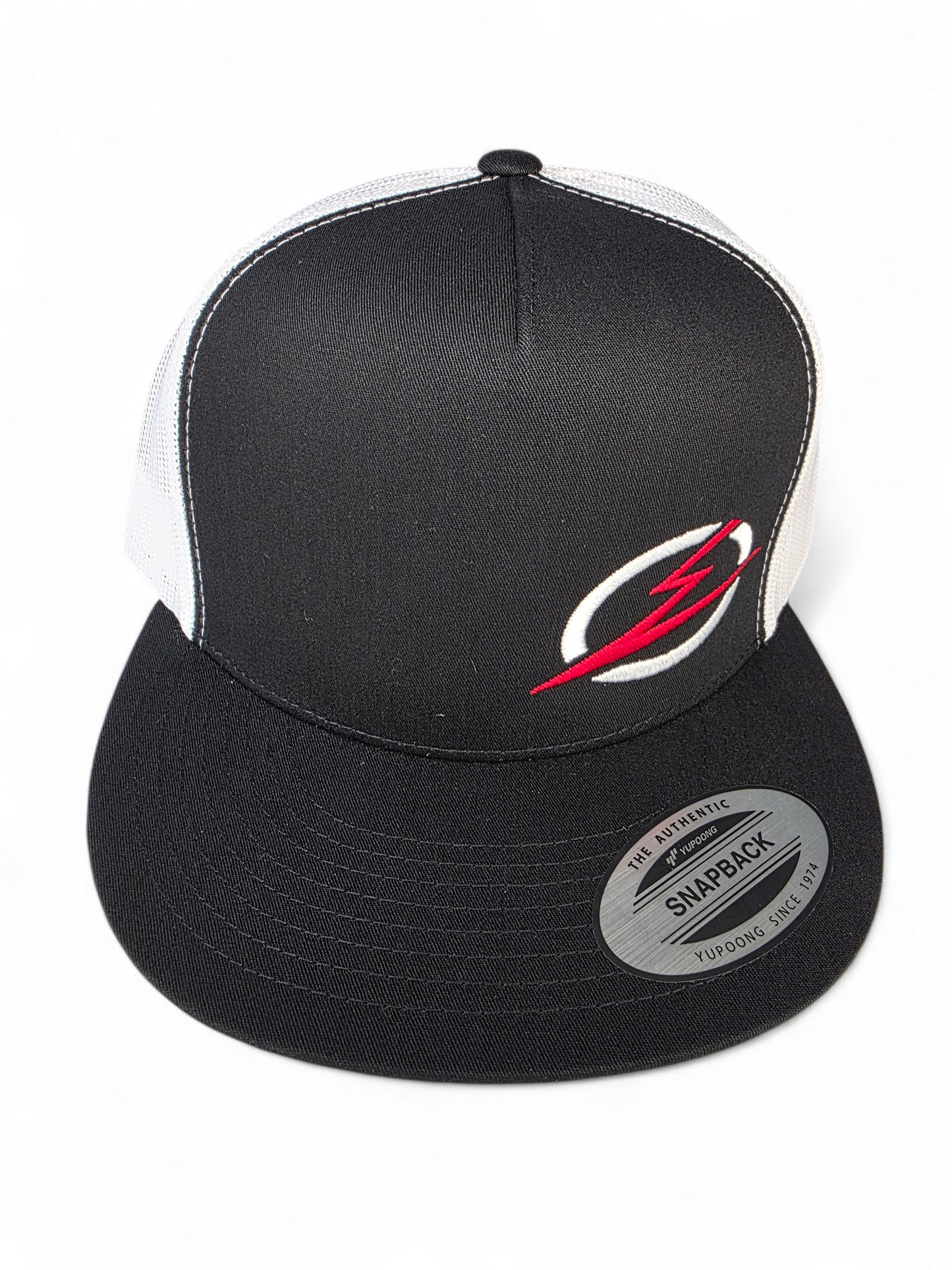 Classics 2-Tone Trucker Hat Black/White, White/Red Elektric Logo
