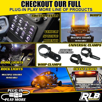 Polaris RZR LED Chase Light - San Felipe (Amber/White)
