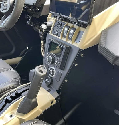 StayFlush Cyclops Console + 2-Switch – Universal UTV Center Console