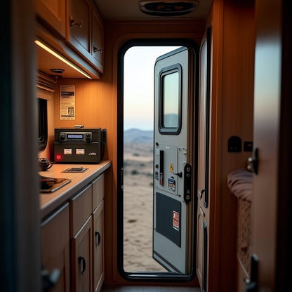 Desktop Power Supply and Cabinet for Rugged Mobile Radios