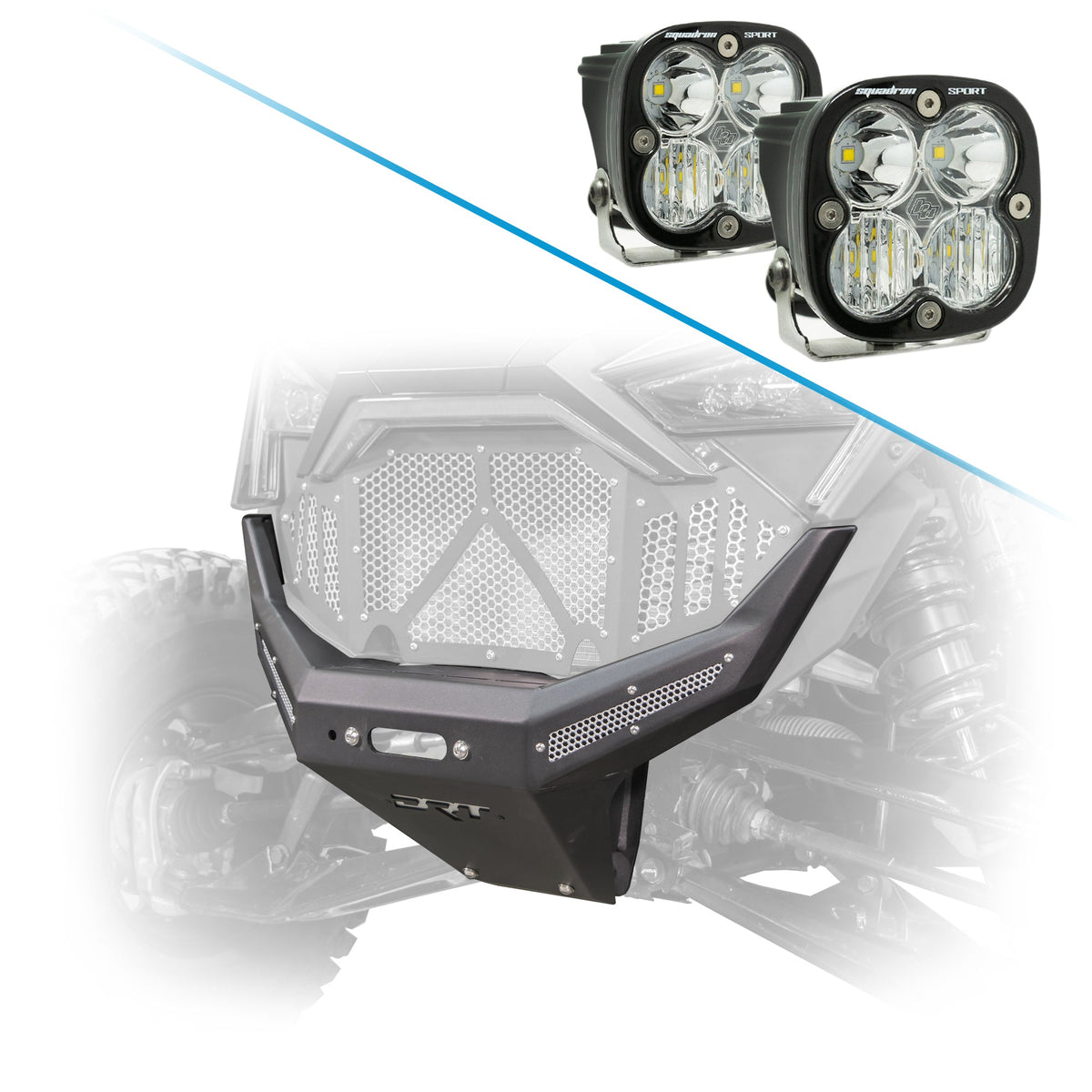 DRT Polaris RZR Pro R / Turbo R 2020-2024 Front Winch Bumper