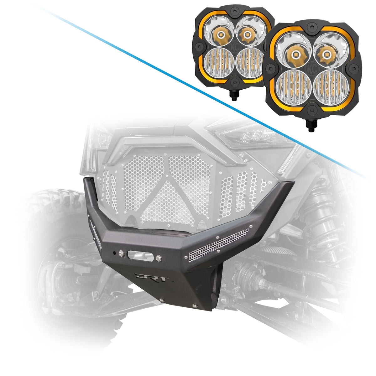 DRT Polaris RZR Pro R / Turbo R 2020-2024 Front Winch Bumper