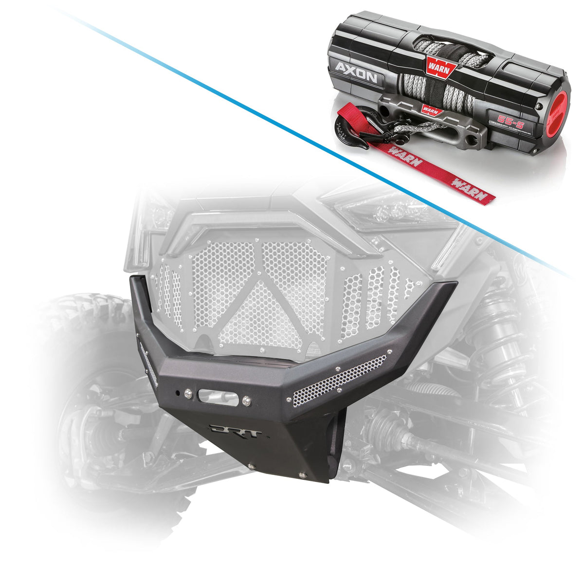 DRT Polaris RZR Pro R / Turbo R 2020-2024 Front Winch Bumper