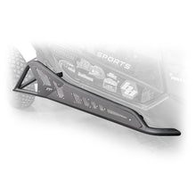 Top Side view of black DRT Tree Kicker installed on Can‑Am Maverick X3 2‑door