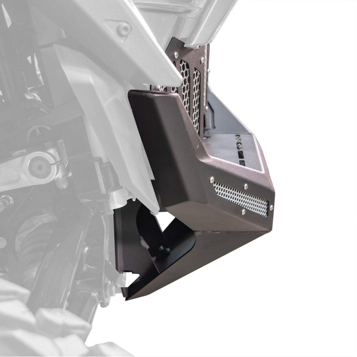 DRT RZR Pro R / Turbo R 2022-2024 Aluminum Grill Highlighted Full Side view