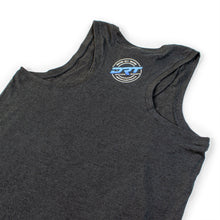 Flat lay of a vintage-style women's tank top from DRT Motorsports