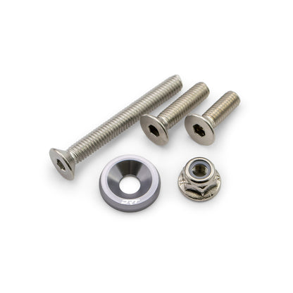 DRT Fender/Rock Washer & Hardware Dress Up Kit - Raw Aluminum