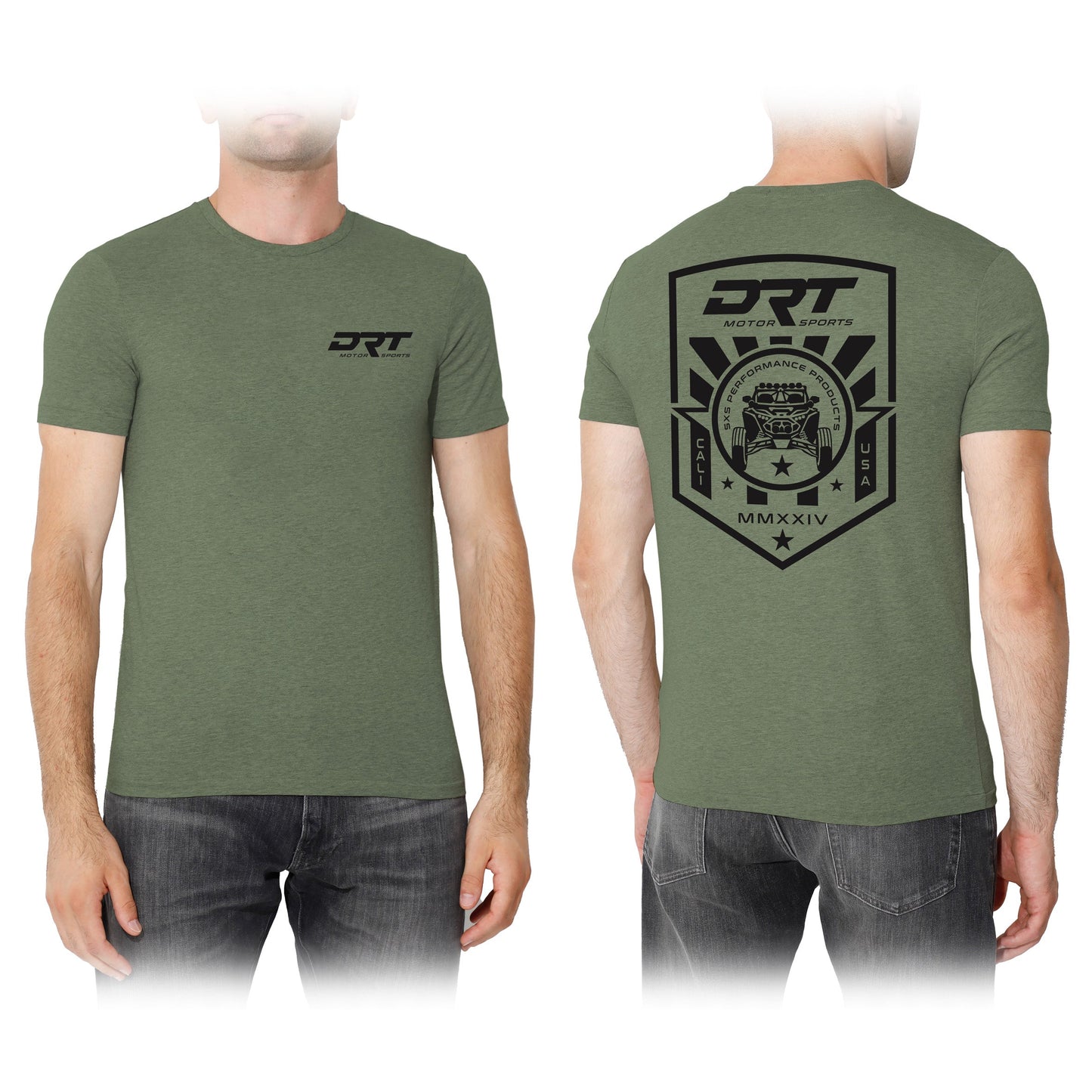 DRT Motorsports Squad T-Shirt, Heather Green