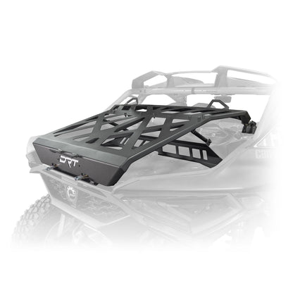DRT can am maverick tire carrier, boxed design with multiple tie-down points