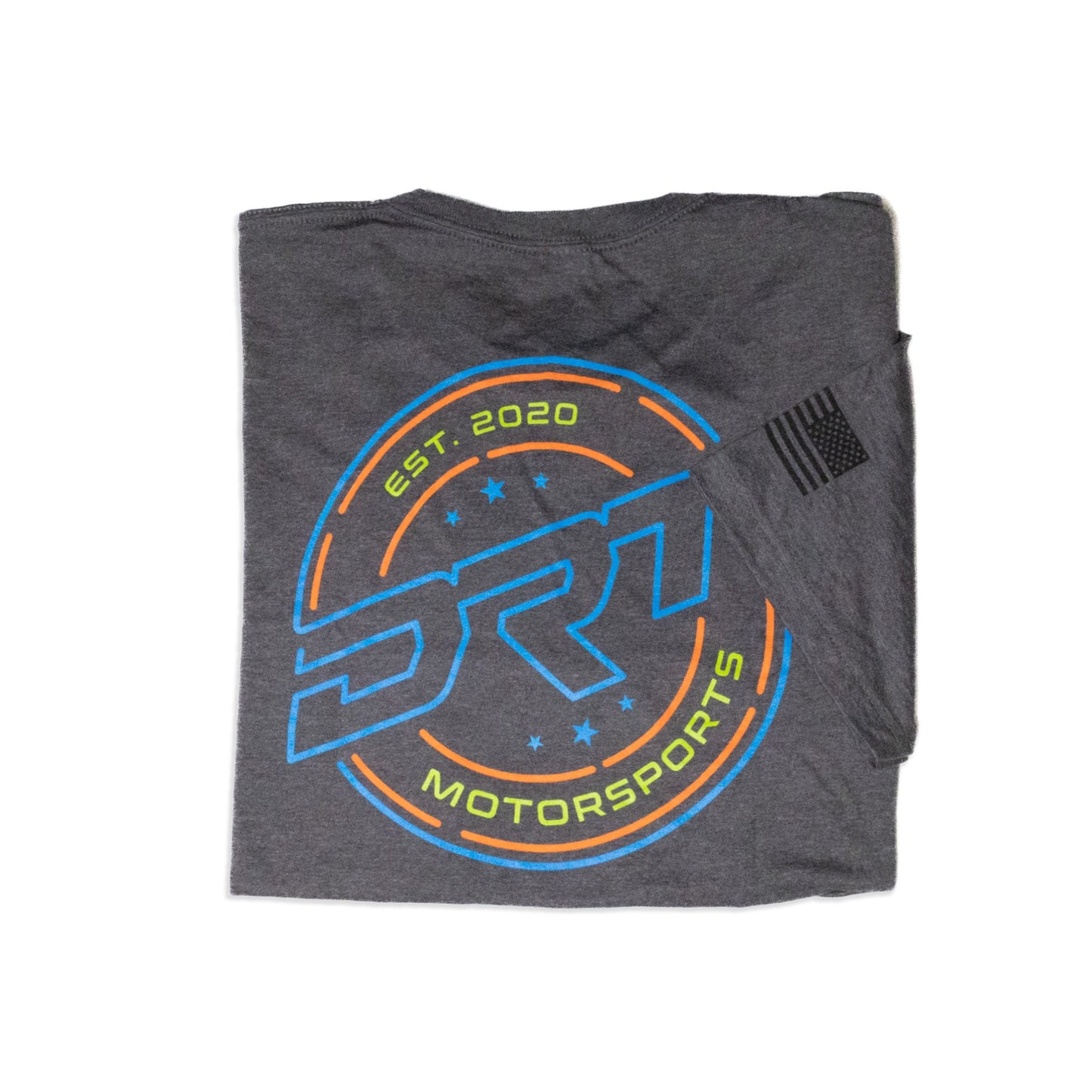 DRT Motorsports Retro Style T-Shirt, Heather Grey