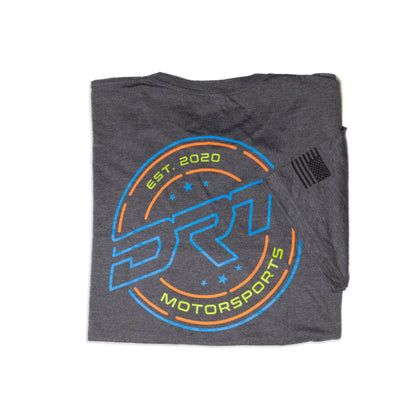 DRT Motorsports Retro Style T-Shirt, Heather Grey