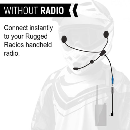 ENDURO Moto Kit -  Includes Helmet Kit and Compact Harness Cable - without Radio