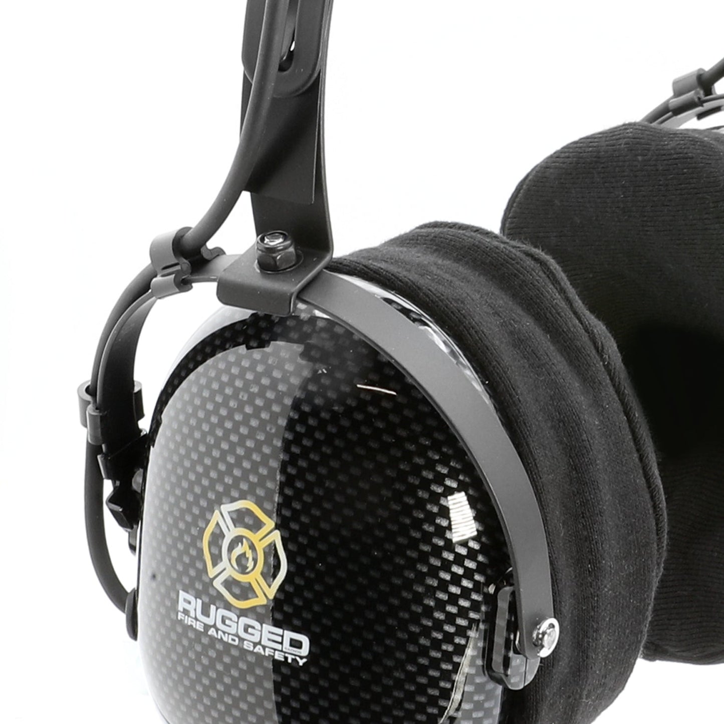 FHS Over-The-Head Fire Safety Industrial Headset - No Buttons / For David Clark / Sigtronics / Avcomm