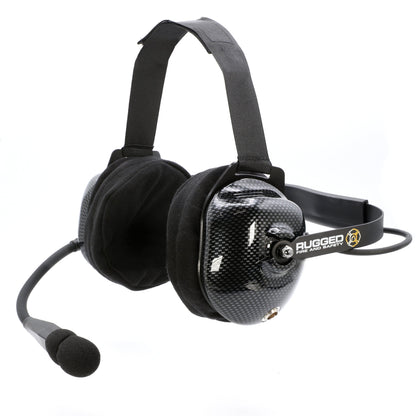 FHS Behind-The-Head Fire Safety Industrial Headset - With PTT Button / For David Clark / Sigtronics / Avcomm