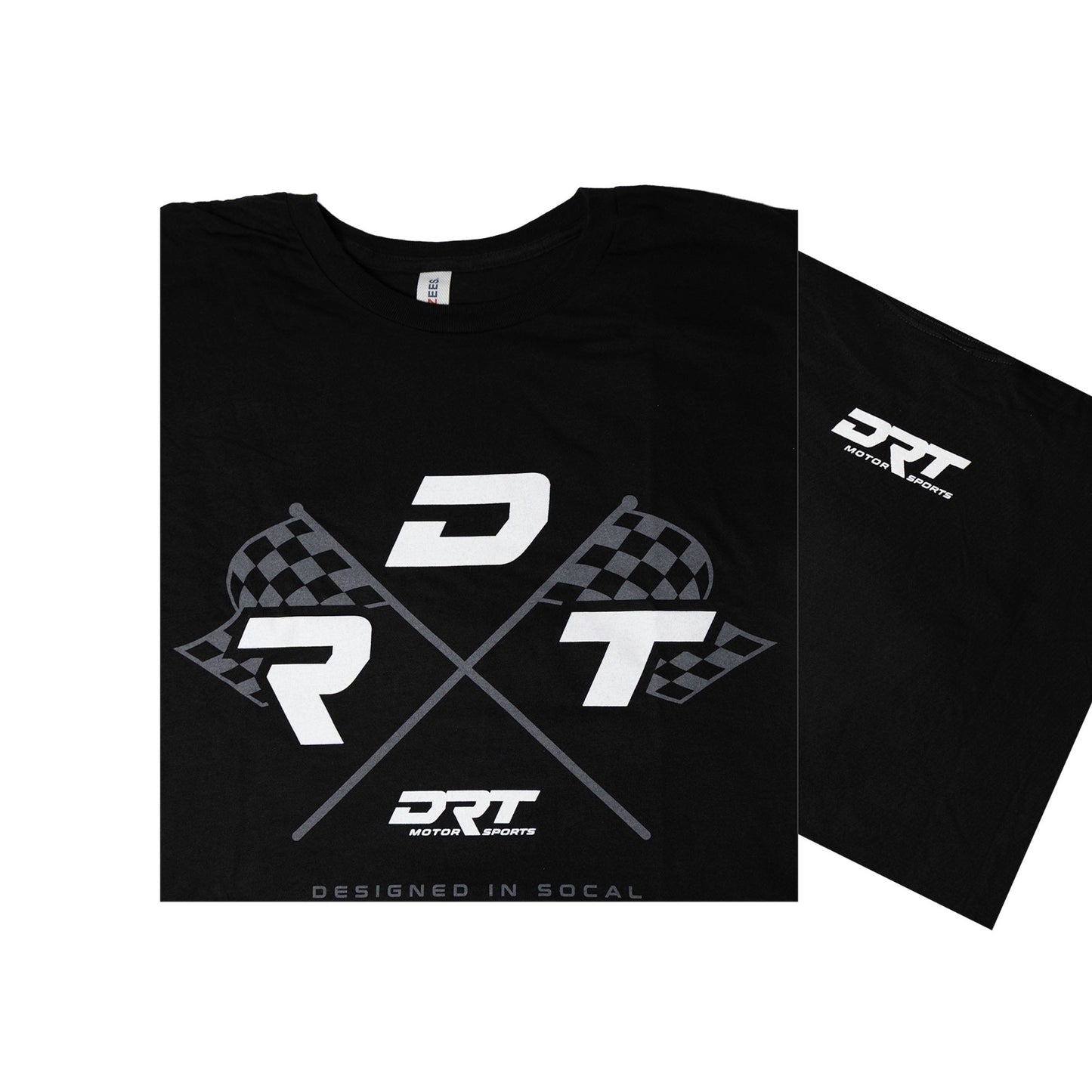 DRT Motorsports Finish Line T-Shirt, Black