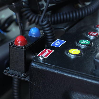 Jack Box Headset Stations for RRP800 Fire & Safety Intercoms - Single Position Jack Box with Dual PTT