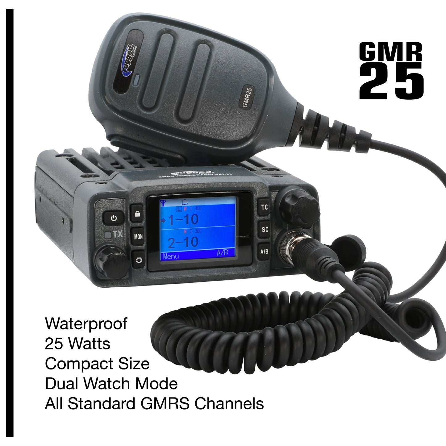 Toyota Tundra Two-Way GMRS Mobile Radio Kit - G1 Waterproof