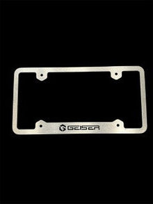 GEISER PERFORMANCE LICENSE PLATE FRAME