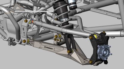 GEISER PERFORMANCE POLARIS PRO R FULL SUSPENSION 12 POINT BOLT KIT