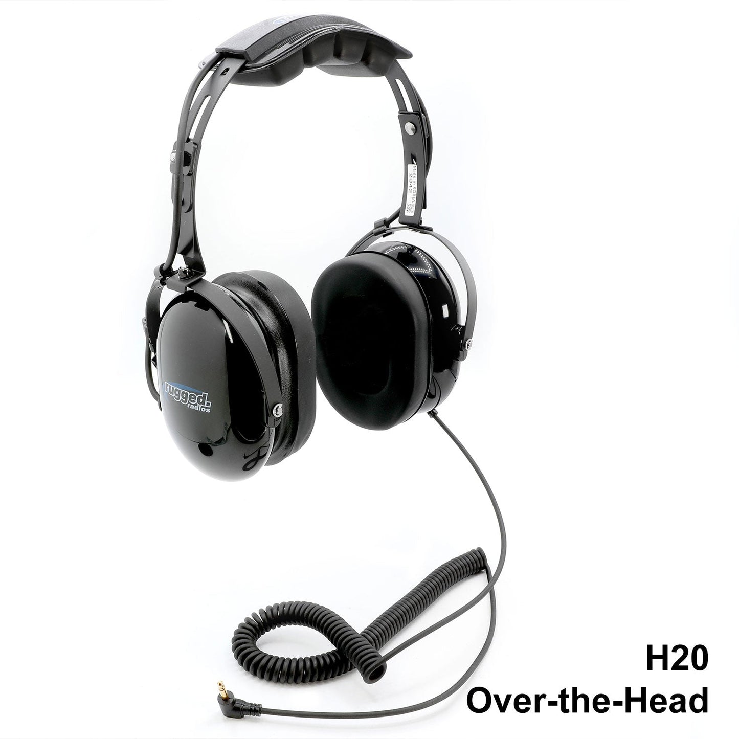Listen Only Headsets with 3.5 mm Mono Audio Cable - H40 Behind-the-Head
