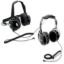 Listen Only Headsets with 3.5 mm Mono Audio Cable - H40 Behind-the-Head