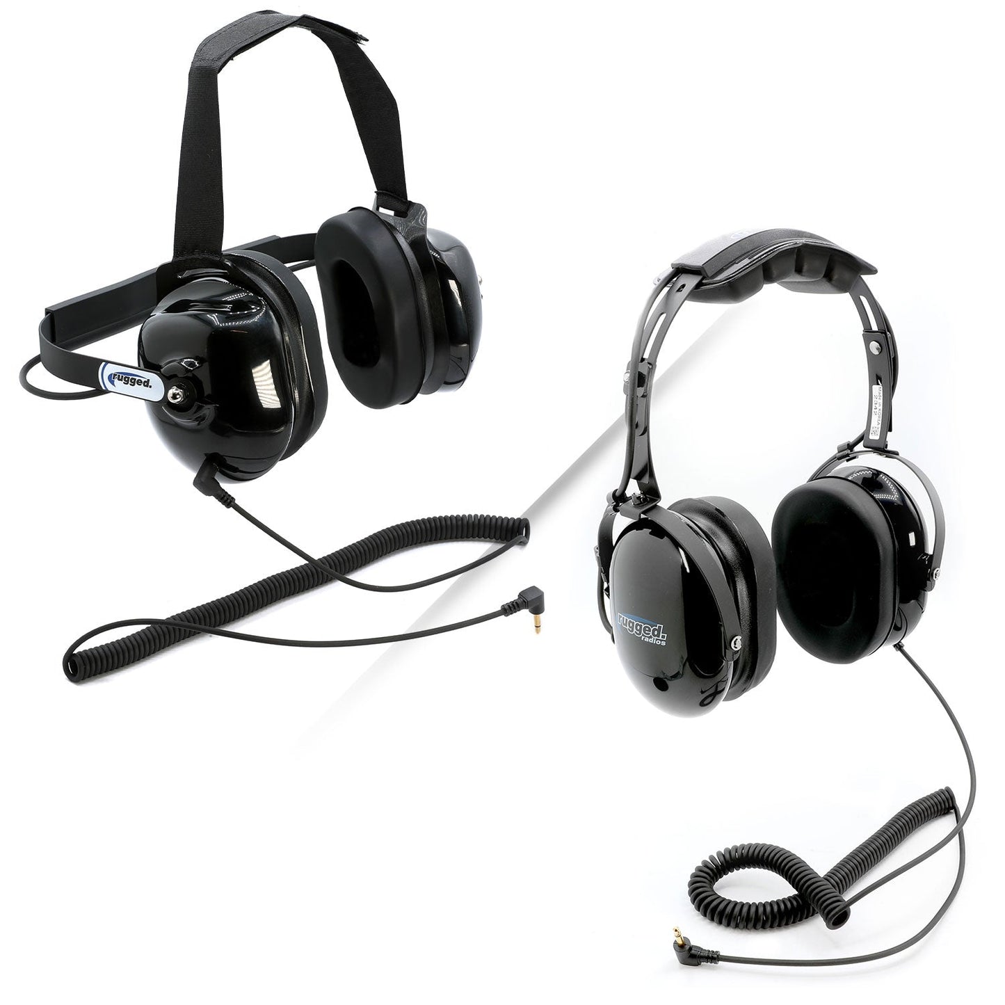 Listen Only Headsets with 3.5 mm Mono Audio Cable - H20 Over-the-Head