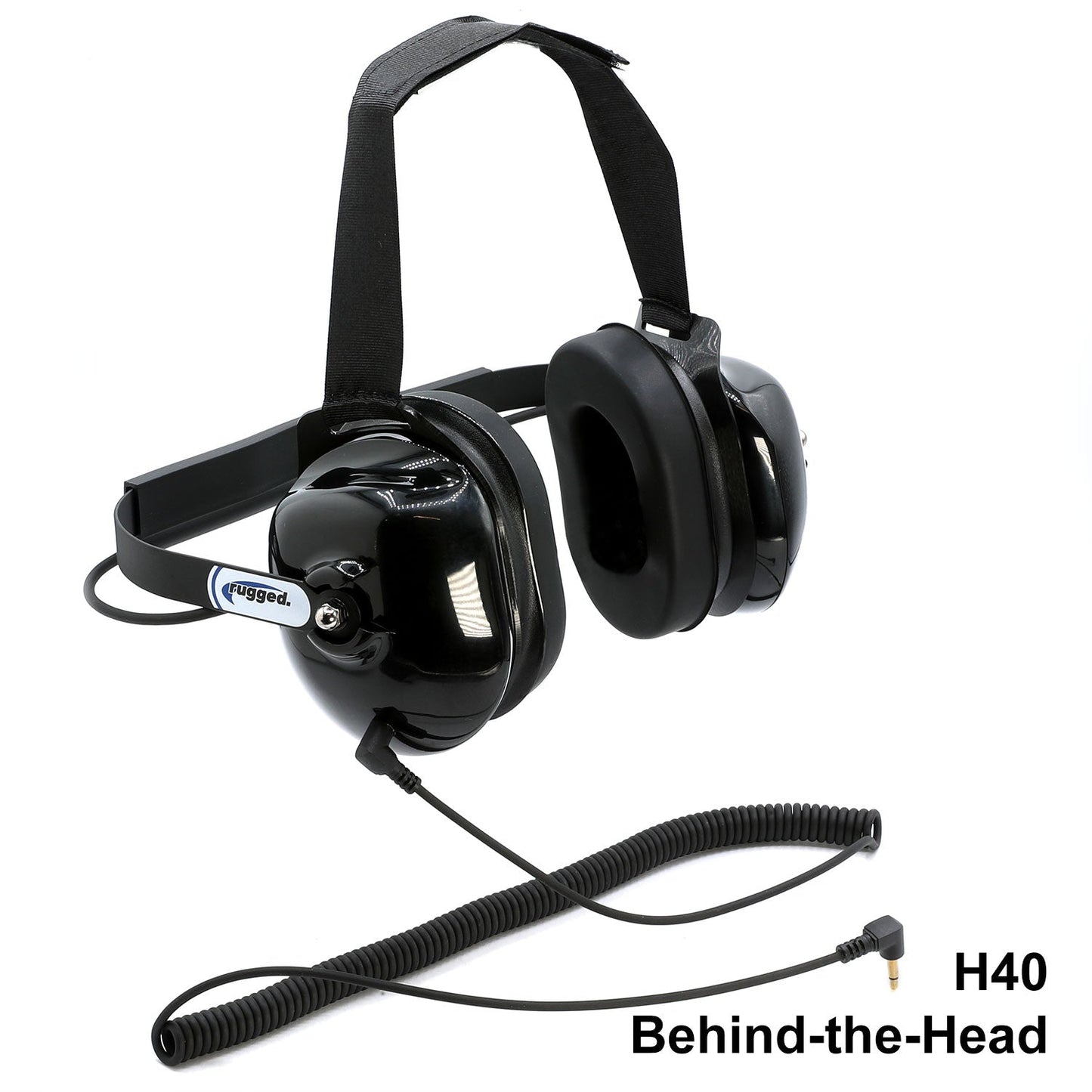 Listen Only Headsets with 3.5 mm Mono Audio Cable - H20 Over-the-Head