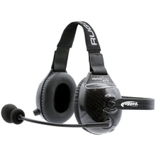 AlphaBass Carbon Fiber Stereo Headset with Bass Boost and Volume Control (OTH and BTH) - Behind The Head