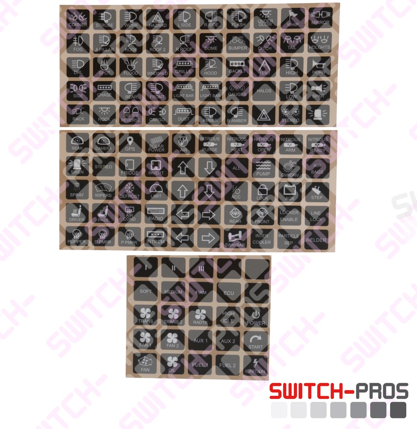 Switch-Pros - 8 Switch Panel Power System SP9100