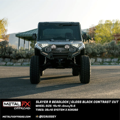 Slayer R Beadlock | Gloss Black Contrast Cut
