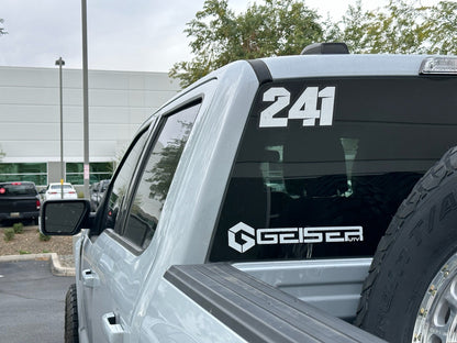 GEISER VINYL STICKER - 20"