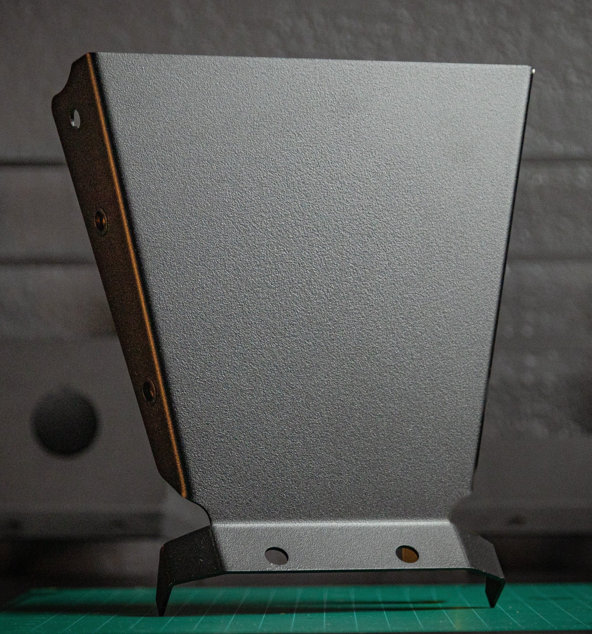 StayFlush Clean Slate CanamX3 console by StayFlush Motorsports, showing the sleek black design and mounting features.