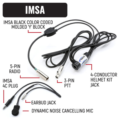 IMSA Driver and Crew Chief Racing Kit with R1 Radios