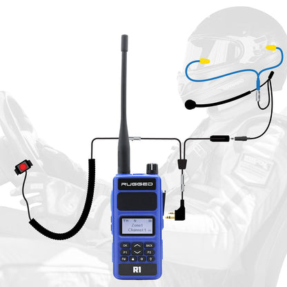 IMSA Driver Only Racing Communication Kit with R1 Radio