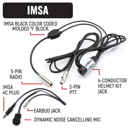 IMSA Driver Only Communication Kit with V3 Radio