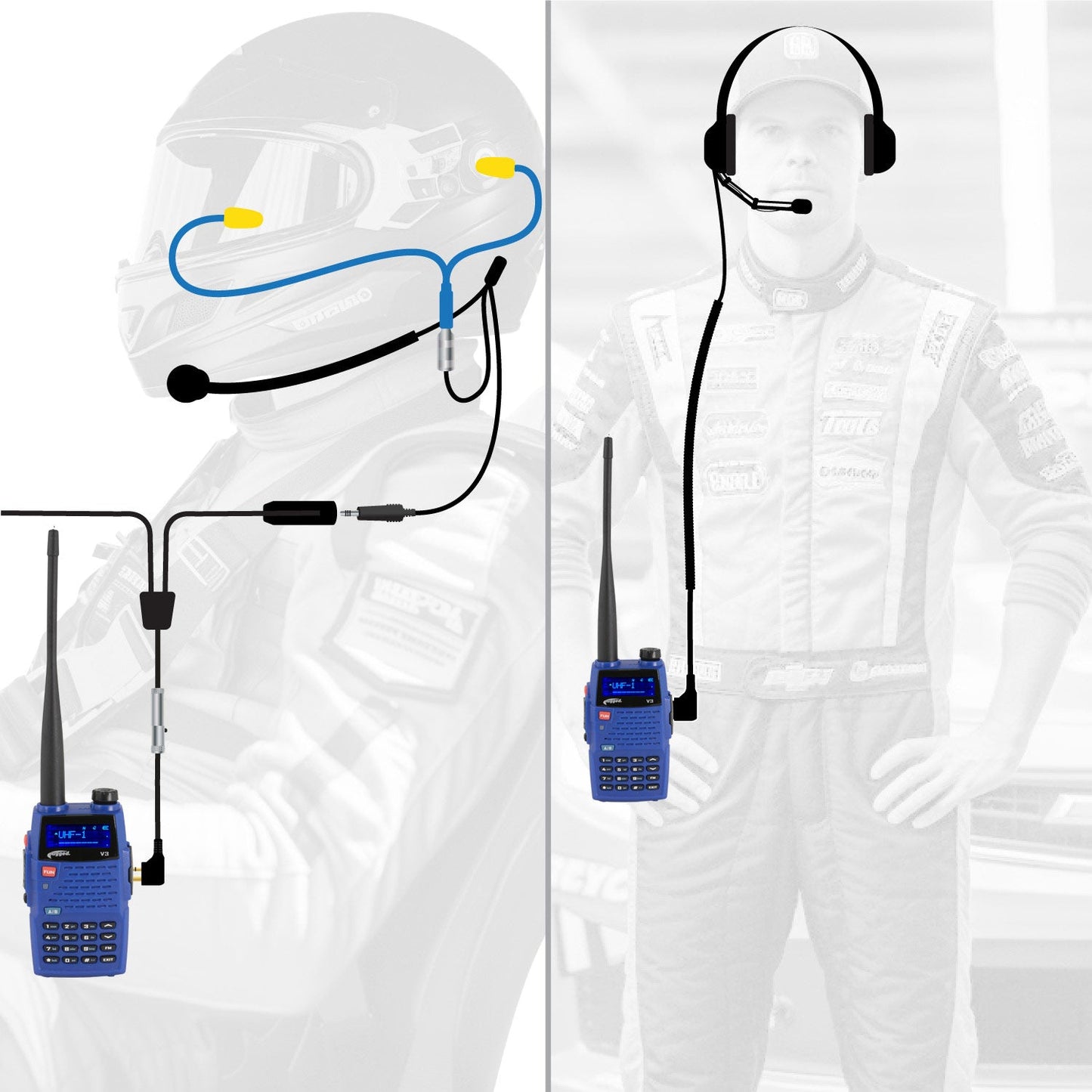 IMSA Driver and Crew Chief Racing Kit with V3 Radios