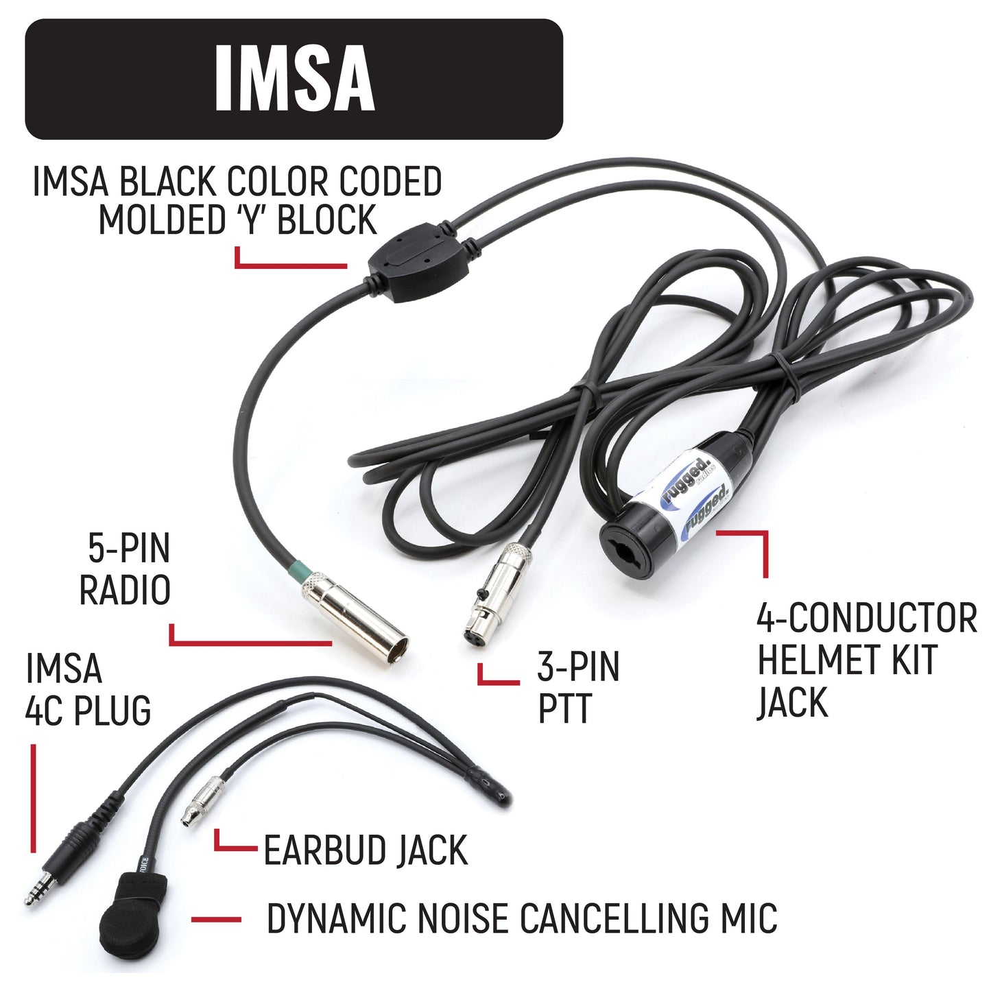 IMSA Driver and Crew Chief Racing Kit with V3 Radios
