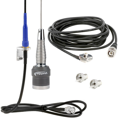 Long Track Antenna Upgrade Kit for Rugged V3 / RH5R Handheld Radio - VHF
