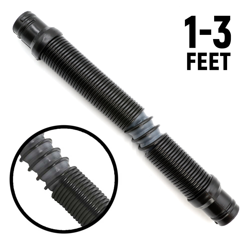 Ultra Flex Expandable Helmet Air Pumper Hose - 1 to 3 Feet