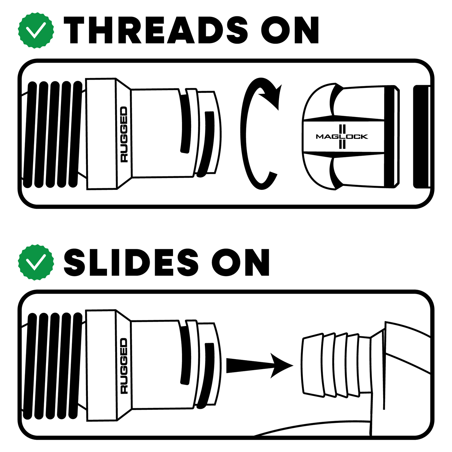 Ultra Flex Expandable Helmet Air Pumper Hose - 1 to 3 Feet