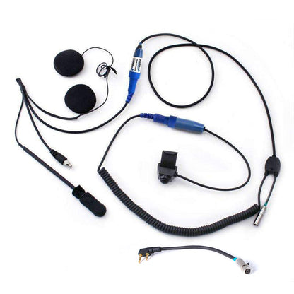 RACE SERIES Complete Motorcycle Communication Kit with OFFROAD Cables