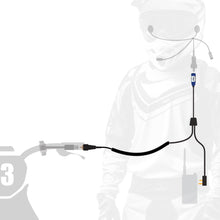 RUGGED Wired MOTO MAX Motorcycle Harness with Pre-Wired 2-Pin Rugged Handheld Radio Connector