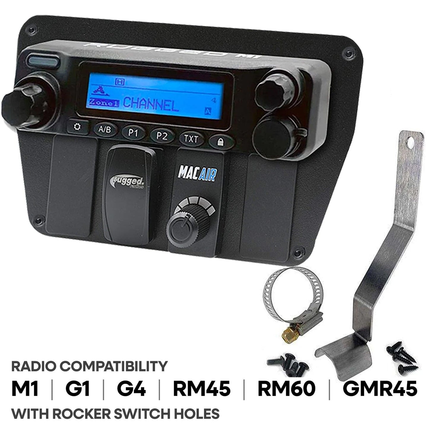 Can-Am Commander Intercom and Radio Mount - Rugged GMR25