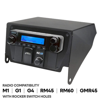 Can-Am X3 Multi-Mount Kit - Top Mount - for Rugged UTV Intercoms and Radios - Icom F5021